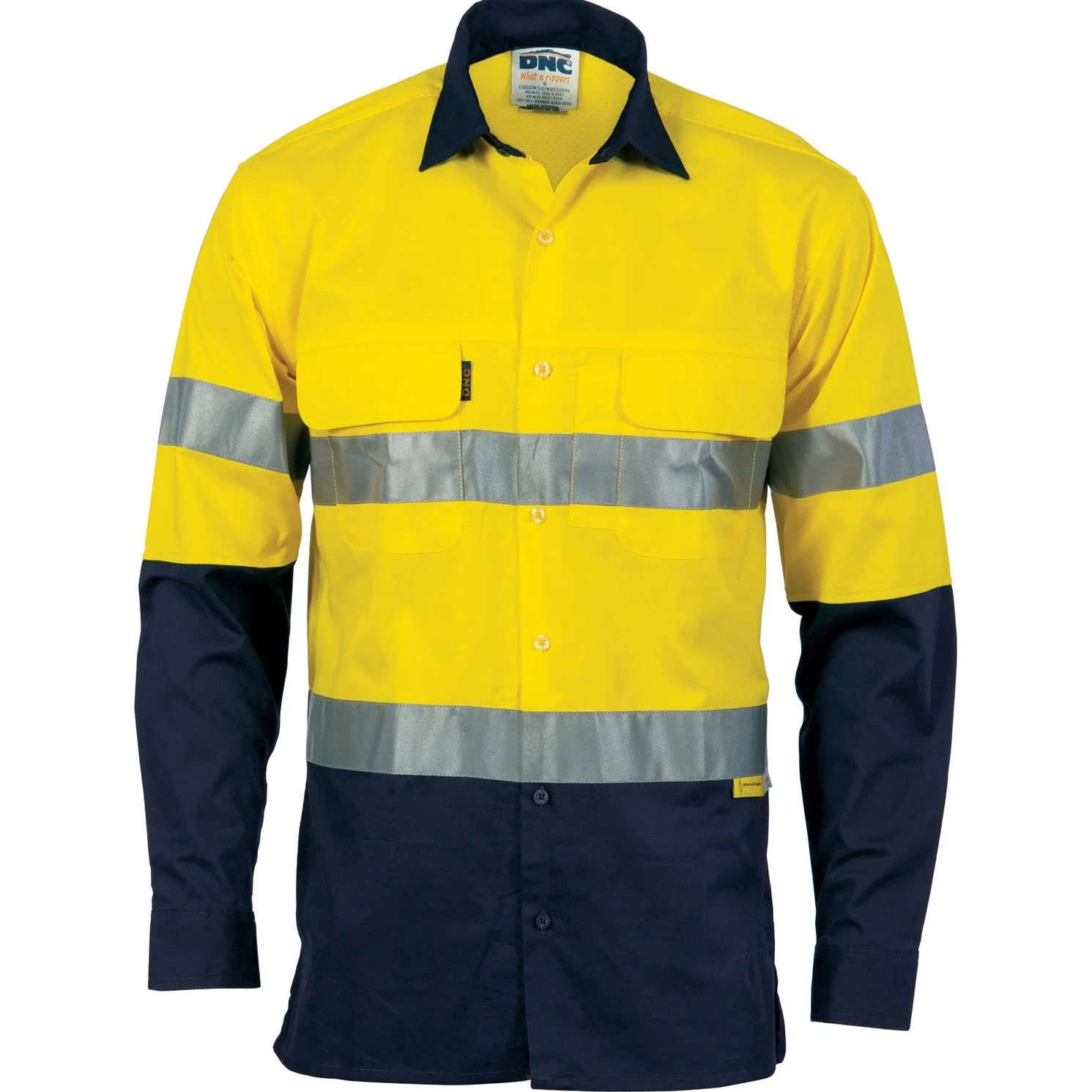 DNC 3 Way Cool-Breeze Cotton Shirt with CSR/Tape - Long Sleeve (3948)