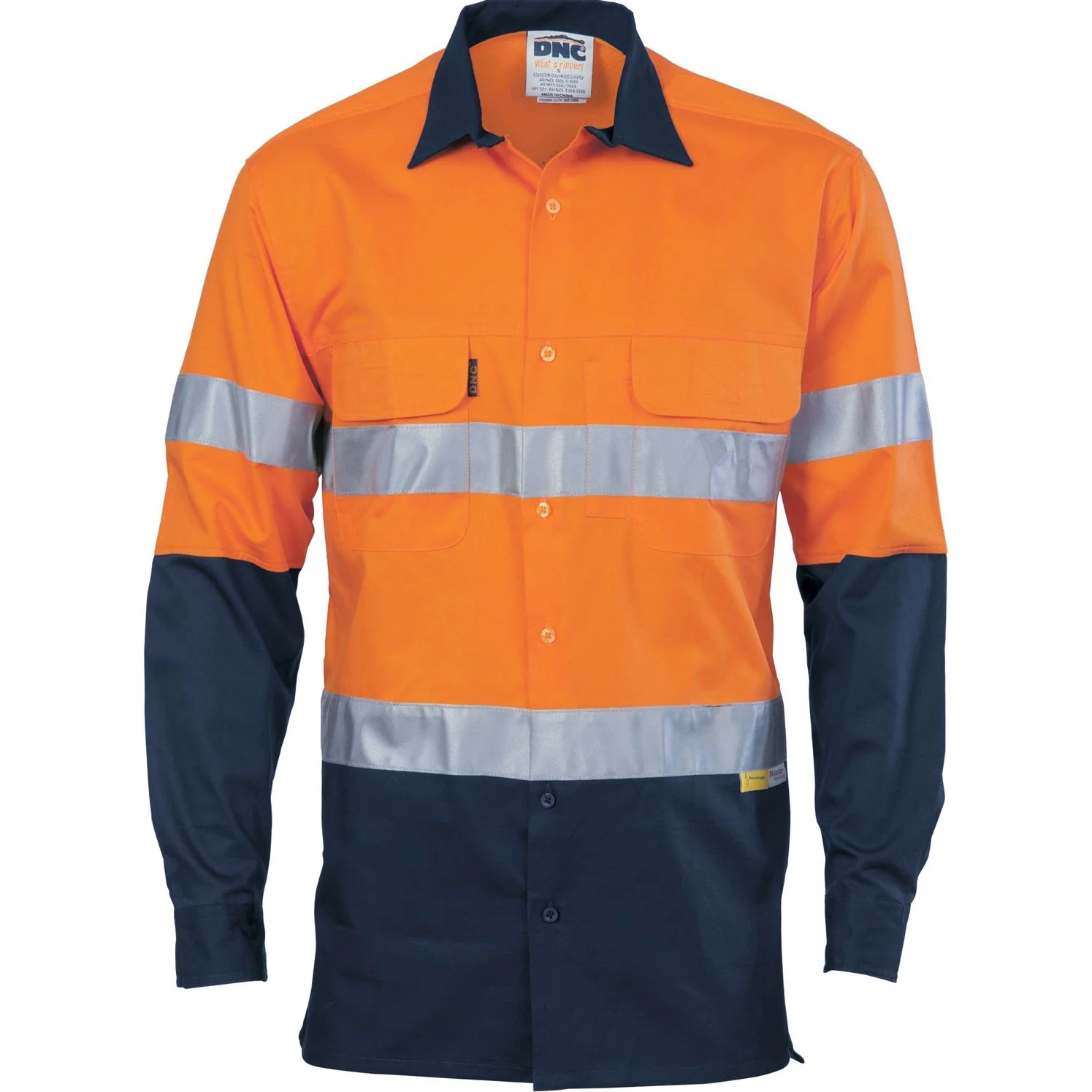 DNC 3 Way Cool-Breeze Cotton Shirt with CSR/Tape - Long Sleeve (3948) - Image 2