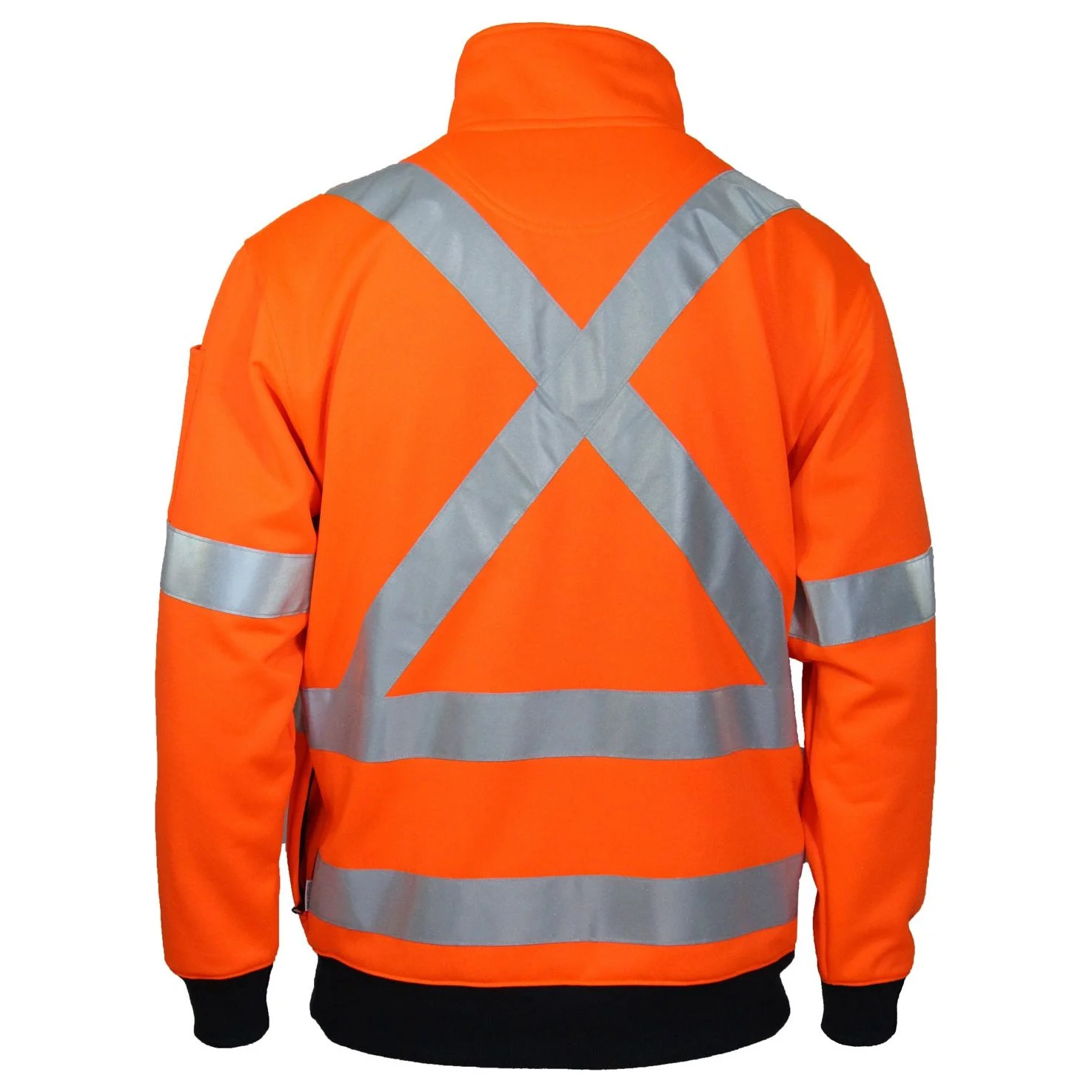 DNC Hi-vis 1/2 Zip X Back Fleecy Jumper (3933) - Image 2