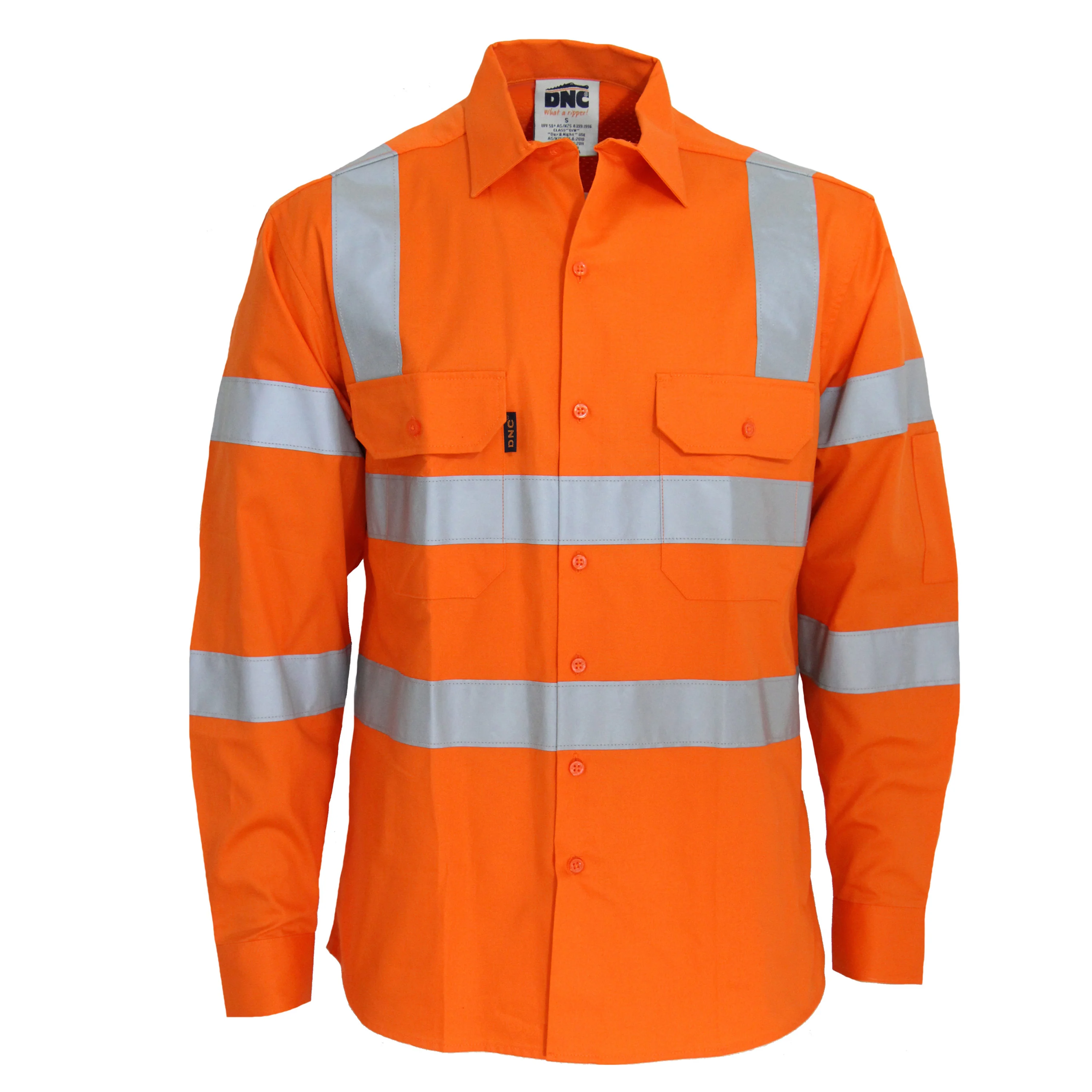 DNC Hi Vis 3 Way Cool-Breeze VIC Rail Shirt (3543)