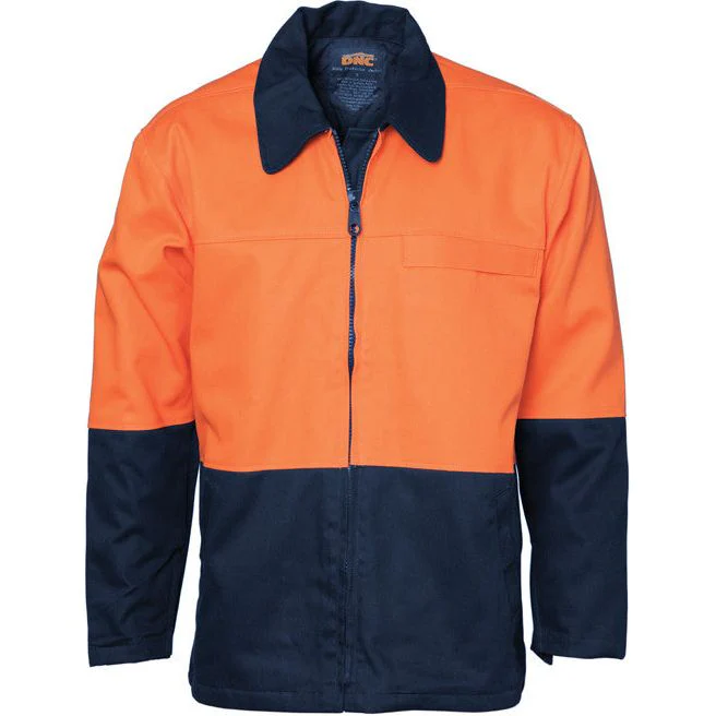DNC Hi Vis Cotton Drill Jacket (3868) - Image 2
