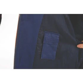 DNC Hi Vis Cotton Drill Jacket with 3M Reflective Tape (3858) - Image 3