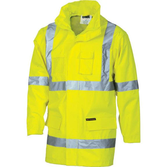 DNC Hi Vis Cross Back Day & Night “2 in 1” Rain Jacket (3995)