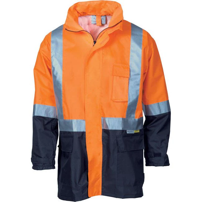 DNC Hi Vis Light Weight Rain Jacket with 3M Reflective Tape (3879)