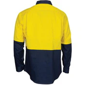 DNC Hi Vis R/W Cool-Breeze T2 Vertical Vented Cotton Shirt with Gusset Sleeves (3781) - Image 4