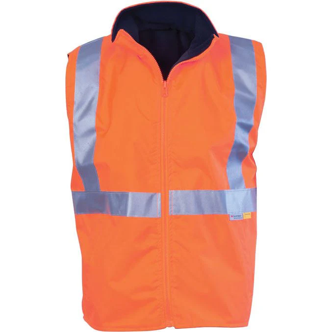 DNC Hi Vis Reversible Vest with 3M Reflective Tape (3865) - Image 2