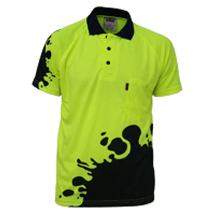 DNC Hi Vis Sublimated Blot Polo Short Sleeve (3567)