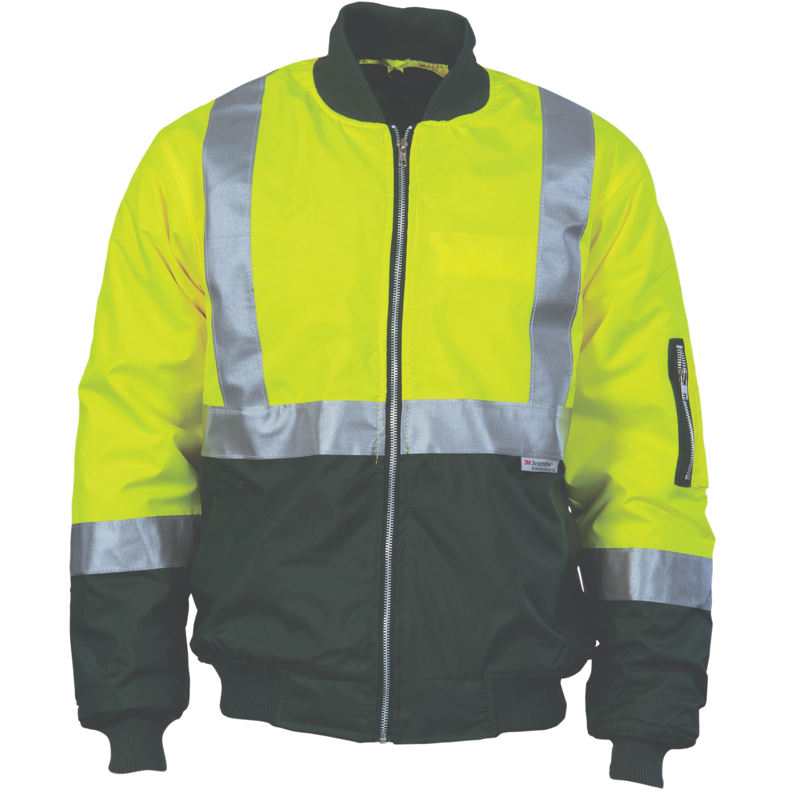 DNC Hi Vis Two Tone Flying Jacket with 3M Reflective Tape (3862) - Image 3