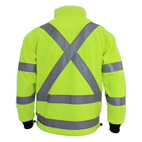 DNC Hi Vis "X" Back & Biomotion Taped Polar Fleece NSW Rail Complaint (3730) - Image 4