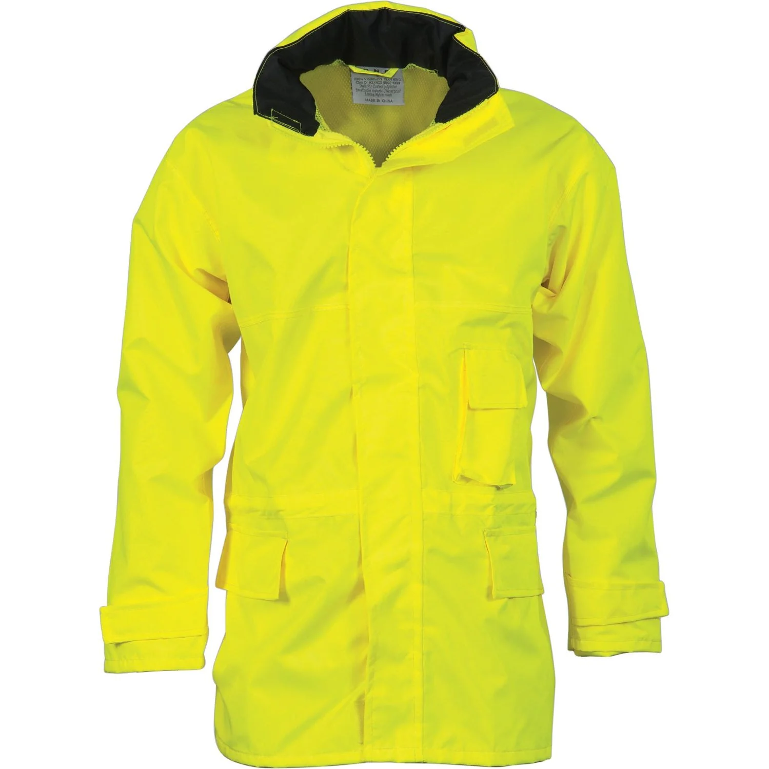 DNC Hi Vis Breathable Rain Jacket (3873)