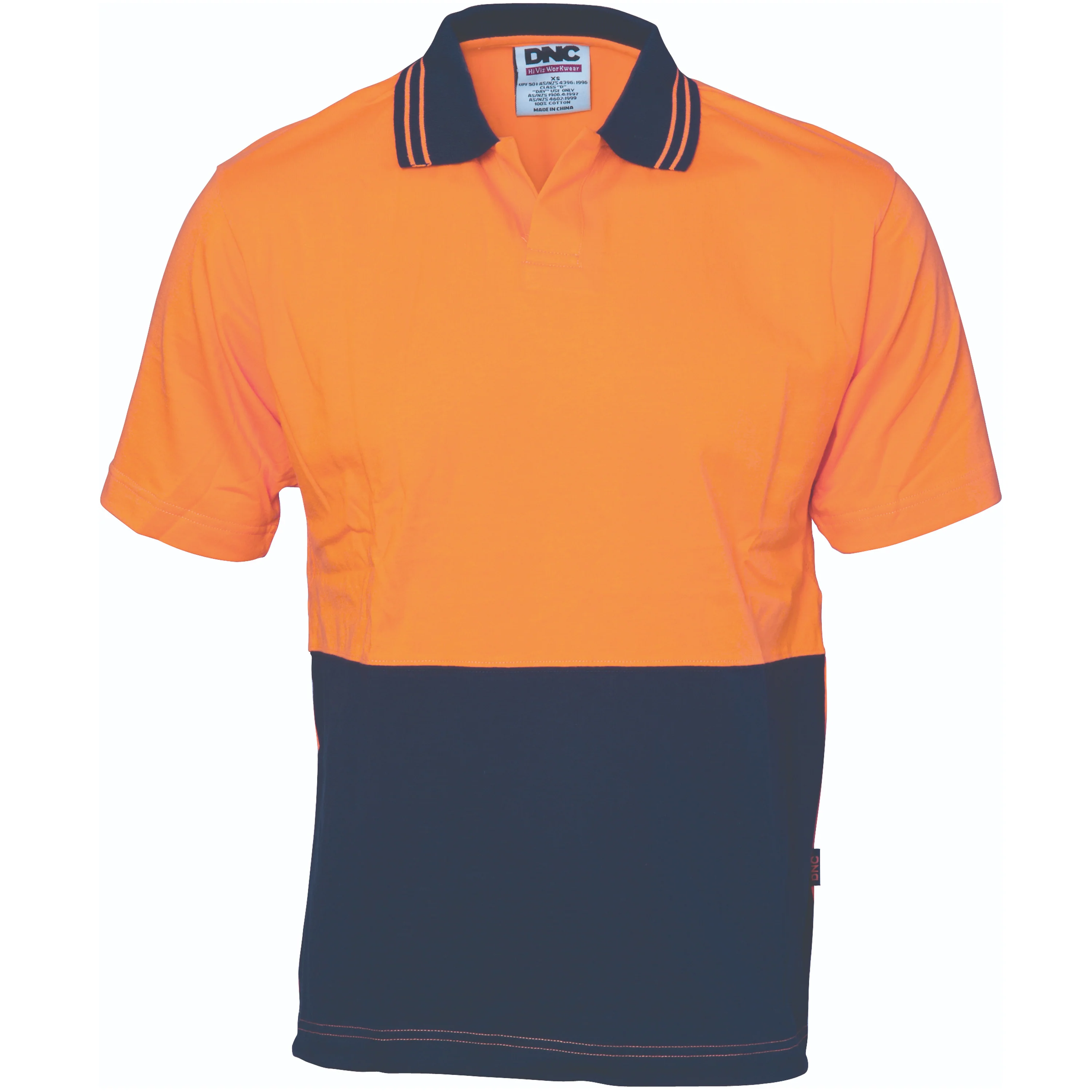 DNC Hi Vis Cool Breeze Cotton Jersey Food Industry Polo Short Sleeve (3905)