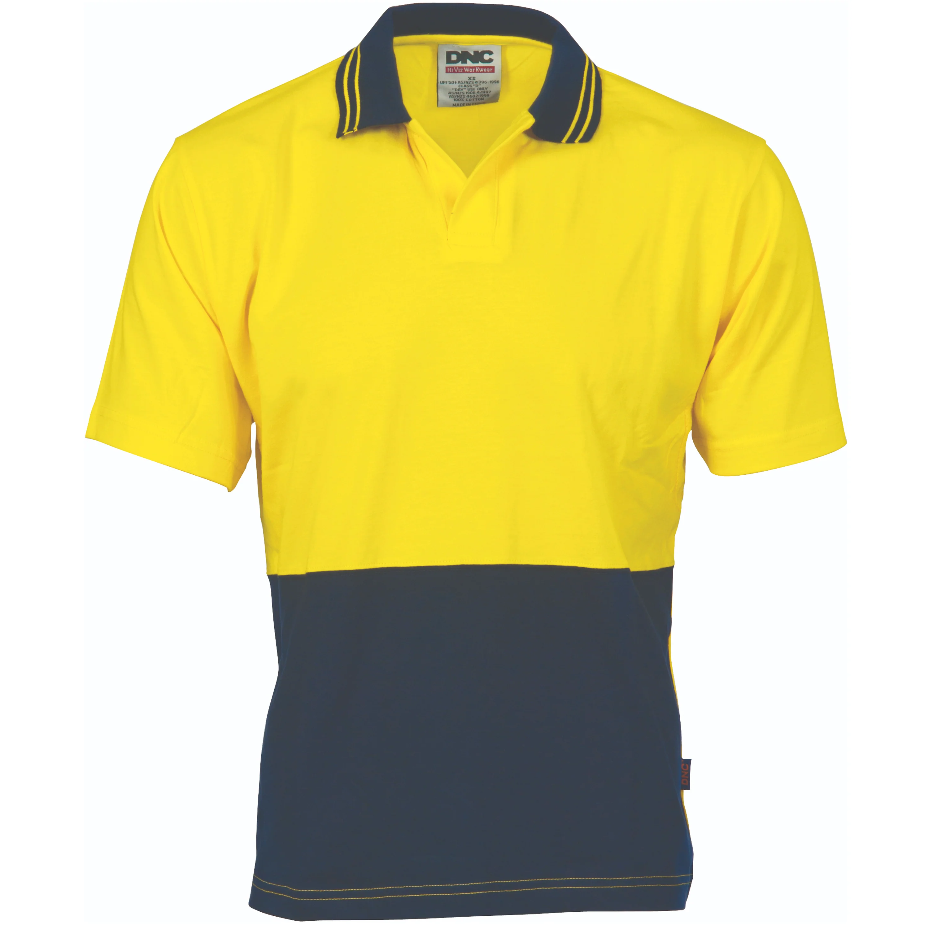 DNC Hi Vis Cool Breeze Cotton Jersey Food Industry Polo Short Sleeve (3905) - Image 2