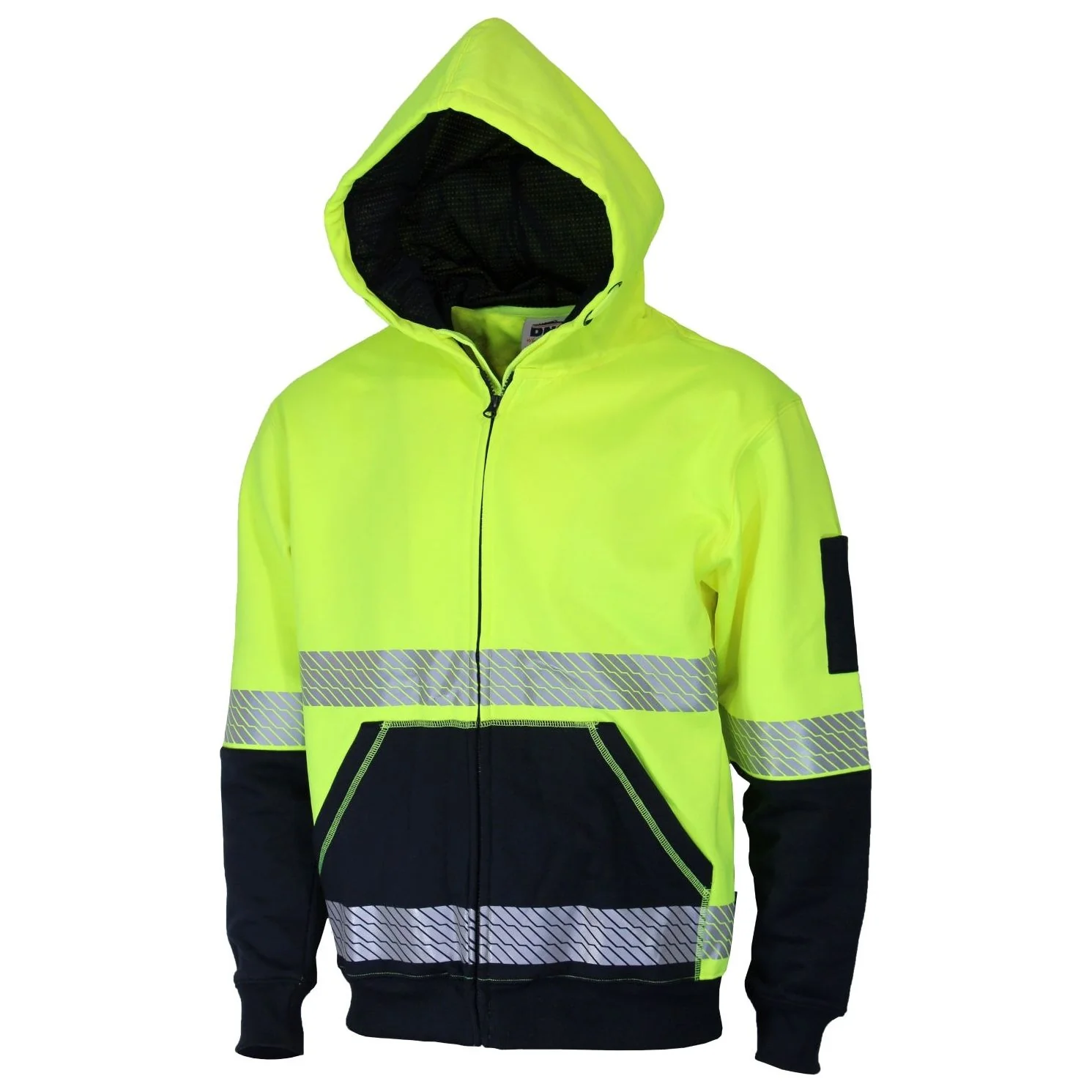 DNC HiVis Segmented Tape Full Zip Hoodie (3530) - Image 2
