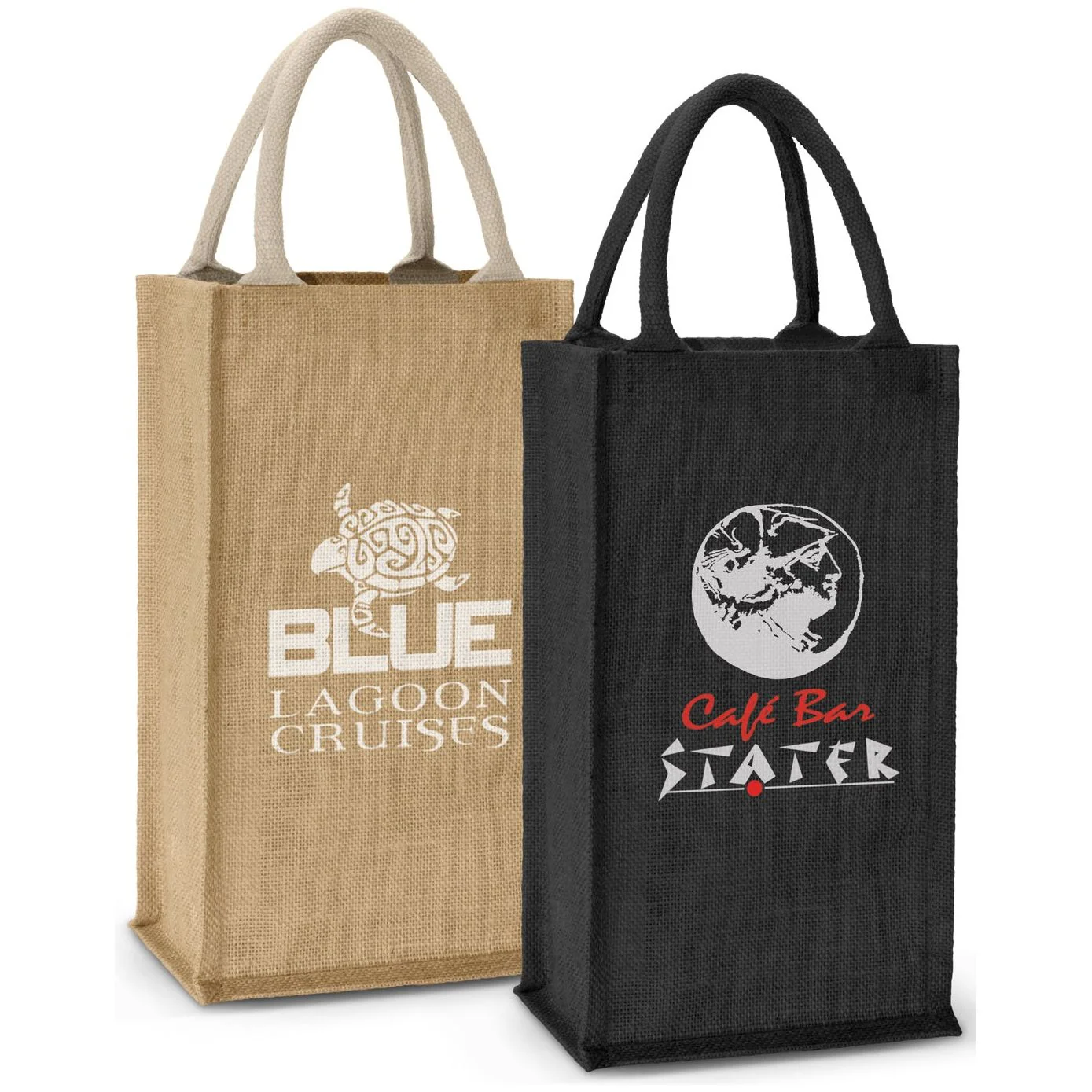 Donato Jute Double Wine Carrier (Carton of 50pcs) (109082)