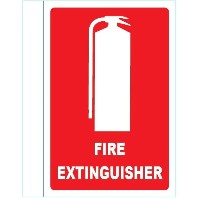Fire Extinguisher Angled Location Sign (Metal) 155mm x 230mm - Pack of 5 (FESALS-MT)