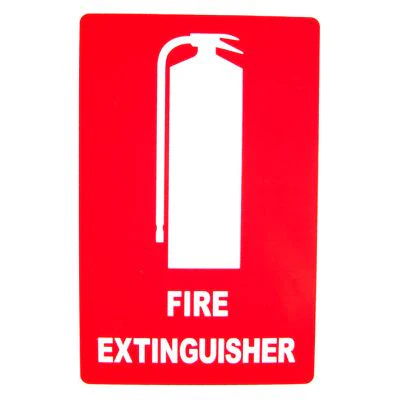 Fire Extinguisher Location Sign (Large) 300mm x 450mm - Pack of 10 (FELLS)