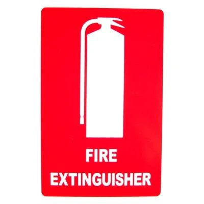 Fire Extinguisher Location Sign (Medium) 215mm x 320mm - Pack of 10 (FEMLS)