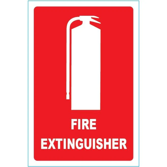 Fire Extinguisher Small Location Sign (Self Adhesive) 155mm x 230mm - Pack of 10 (FESLS-SA)