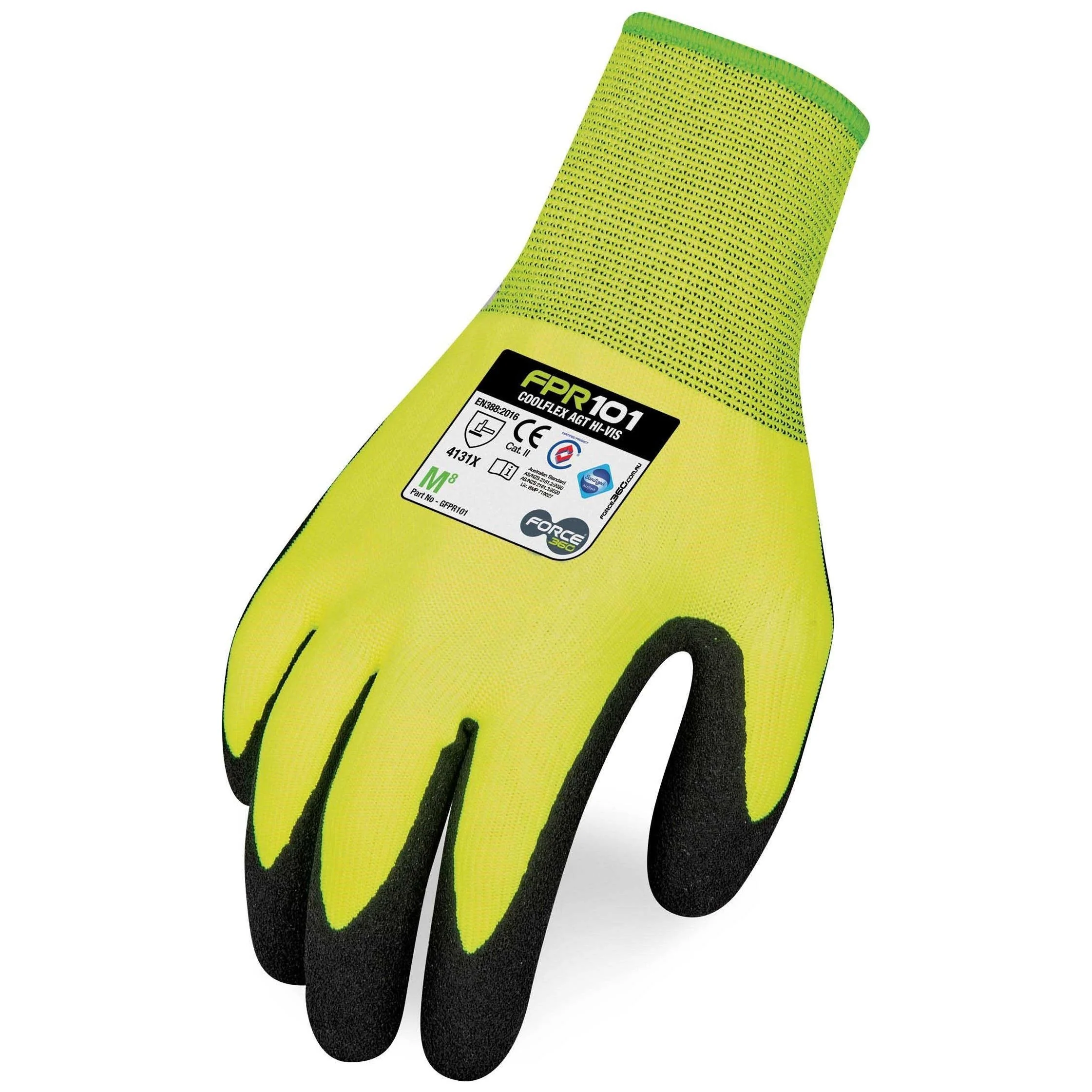 Force 360 AGT Hi-Vis Synthetics Gloves (Carton of 144 Pairs) (GFPR101) - Image 2