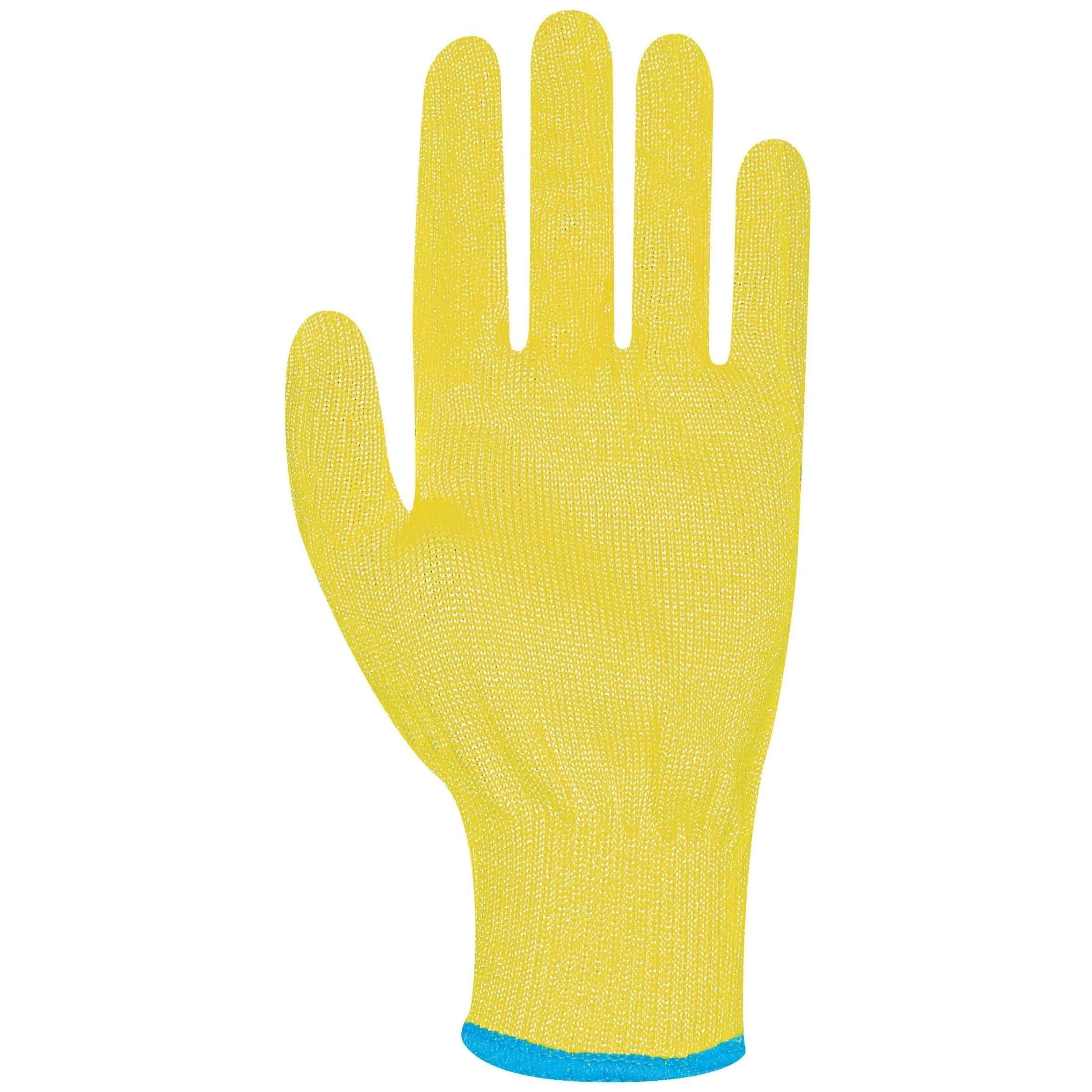 Force 360 Food Grade Cut Resistant Hi Vis Yellow Synthetics Gloves (Carton of 144 Pairs) (GFPR206) - Image 3