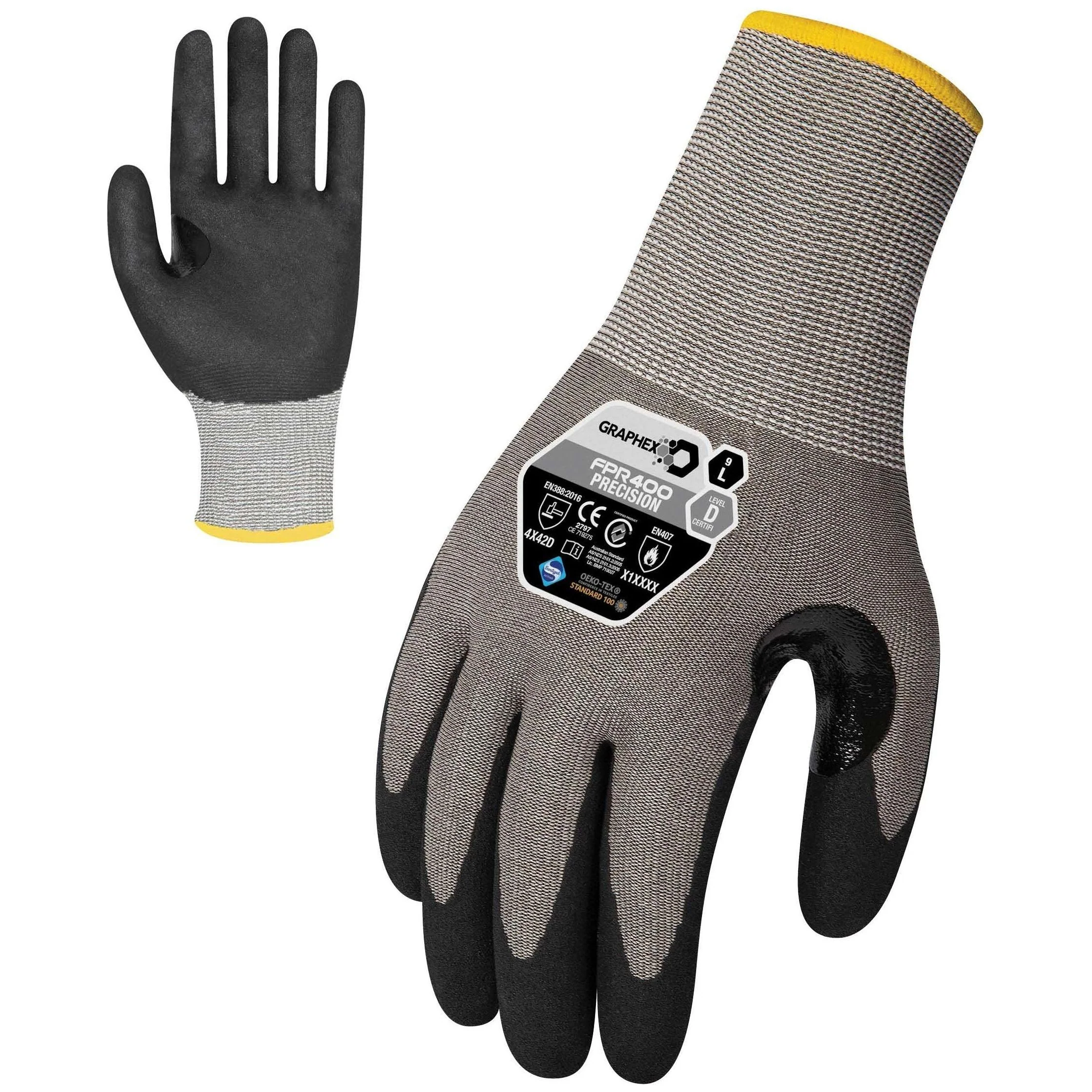 Force 360 Graphex Precision AGT Gloves (Cut Level D) - Carton of 144 (GFPR400)