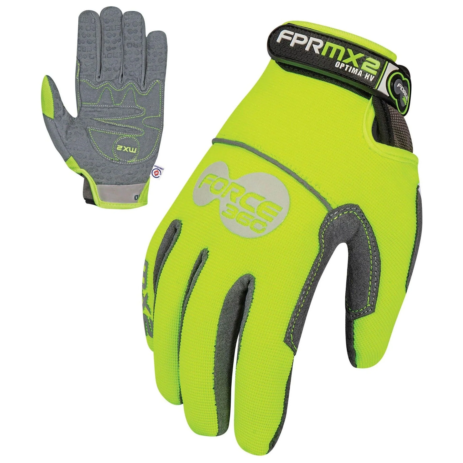 Force 360 Optima Hi-Vis Mechanics Glove - Carton of 72 (GFRPMX2)