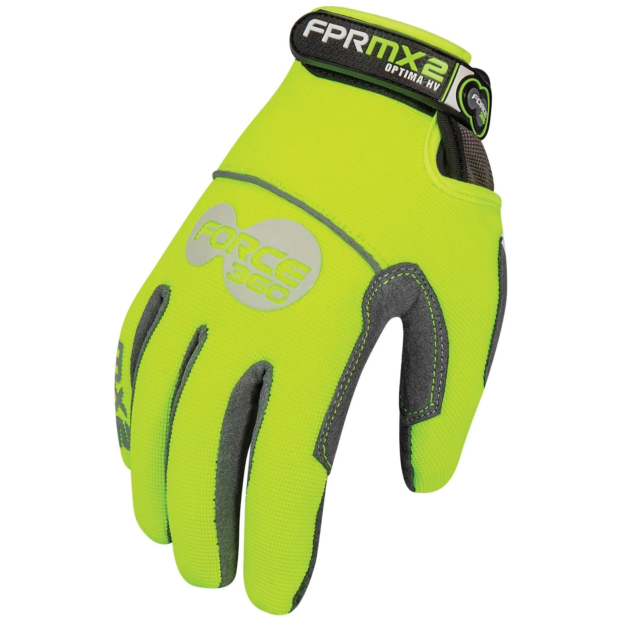 Force 360 Optima Hi-Vis Mechanics Glove - Carton of 72 (GFRPMX2) - Image 2