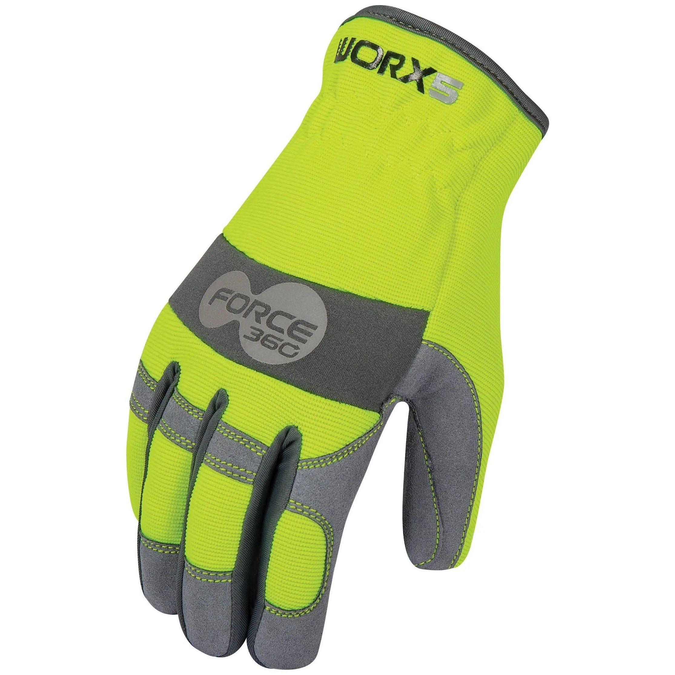 Force 360 Original Fast Fit Hi-Vis Mechanics Glove - Pack of 12 (GWORX5) - Image 2