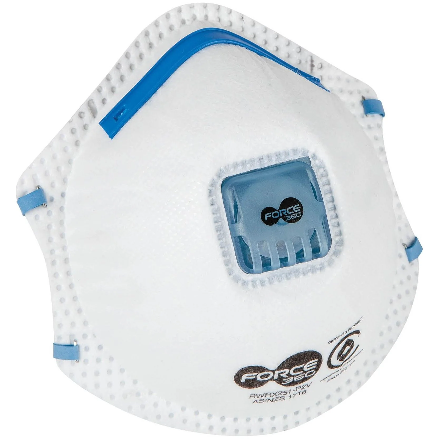 Force 360 P2V Disposable Respirator (Carton of 24 Boxes - 10Pcs/Box) (RWRX251)