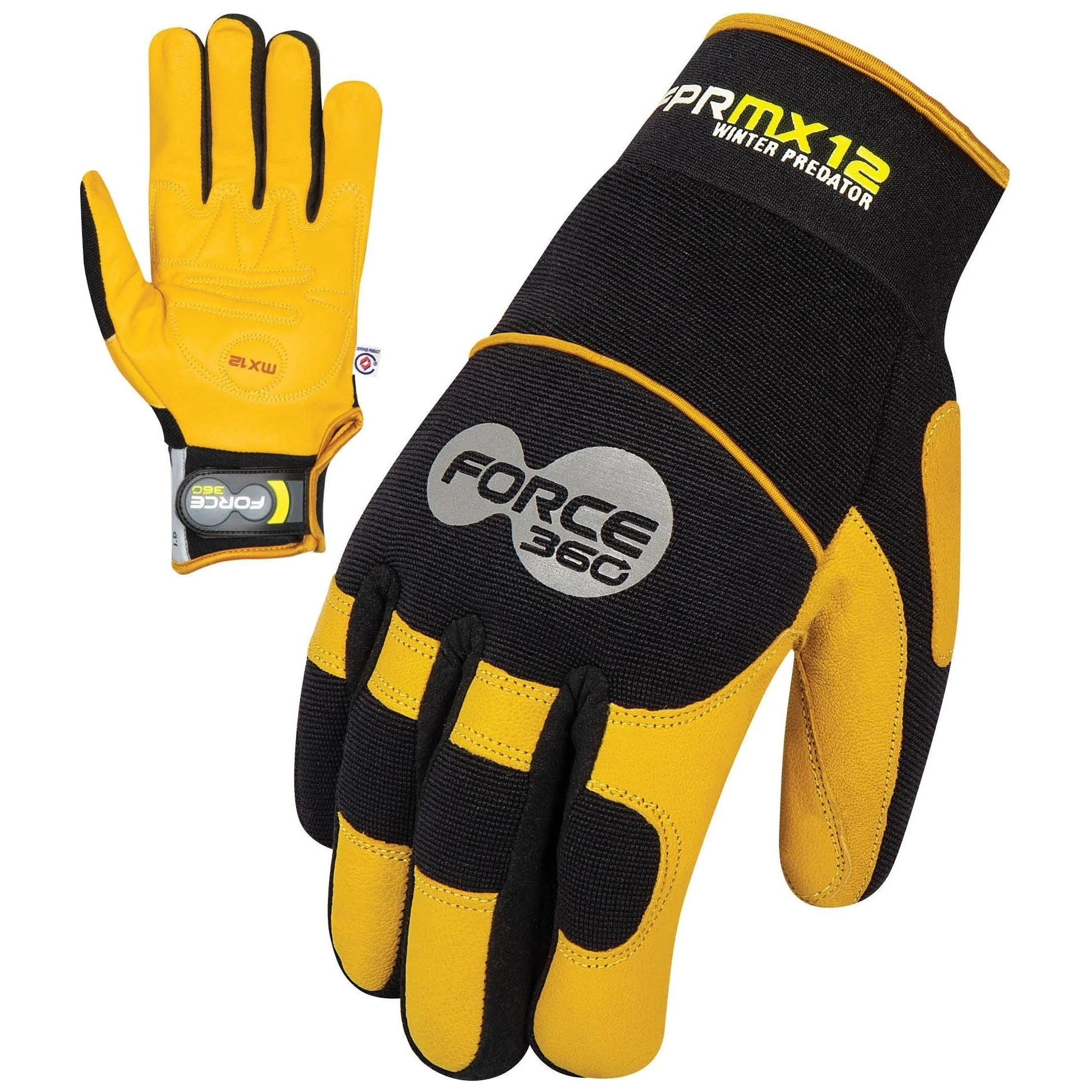 Force 360 Predator Deerskin Winter Mechanics Glove - Carton of 54 (GFPRMX12)