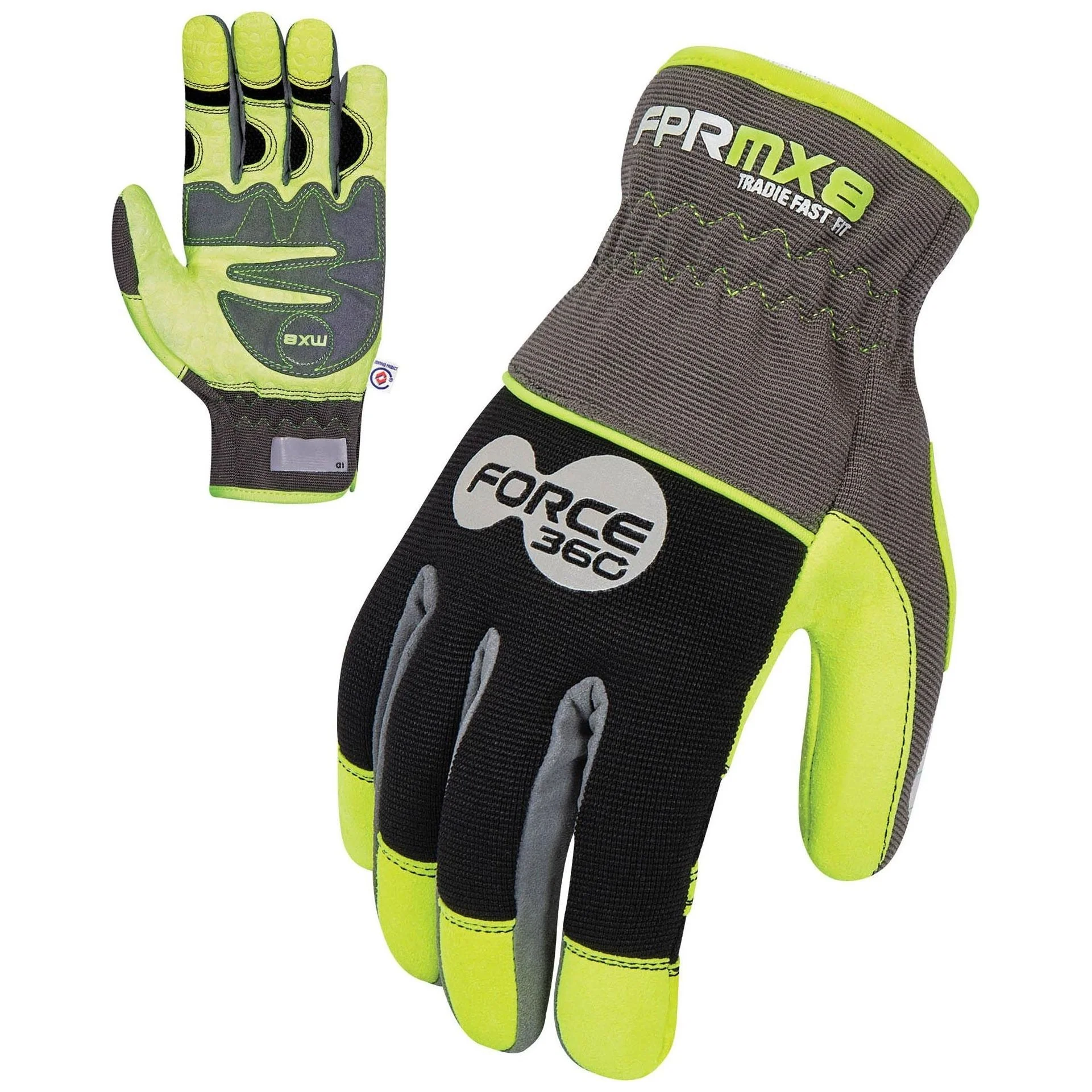 Force 360 Tradie Fast Fit Mechanics Glove - Pack of 12 (GFPRMX8)