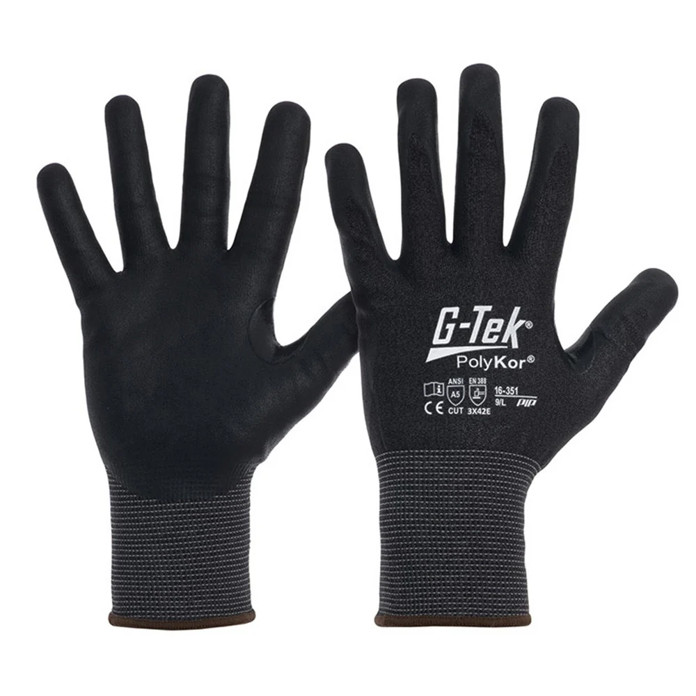 G-Tek Polykor Barehand Blended Cut Resistant E Glove - Pack of 12 (16-351)