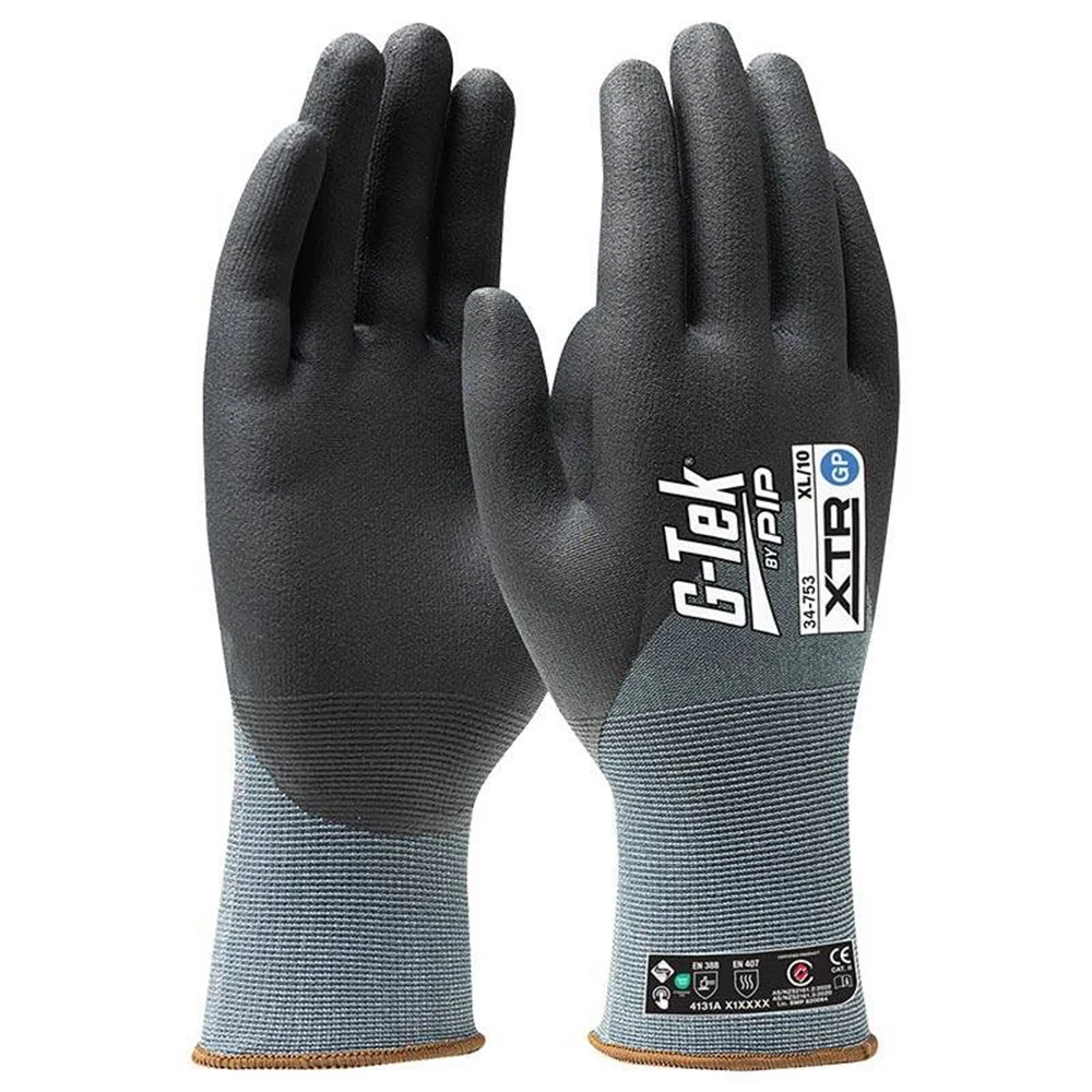 G-Tek XTR 15G GP Nitrile 3/4 Dip Glove - Pack of 12 (34-753)