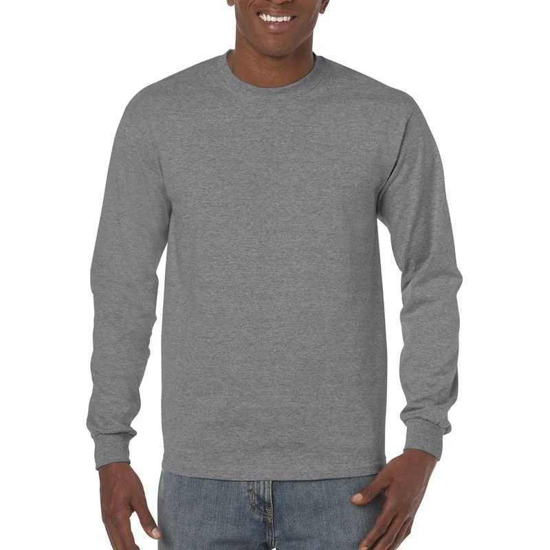 Gildan Men's Heavy Cotton Long Sleeve T-Shirt (5400) - Image 2
