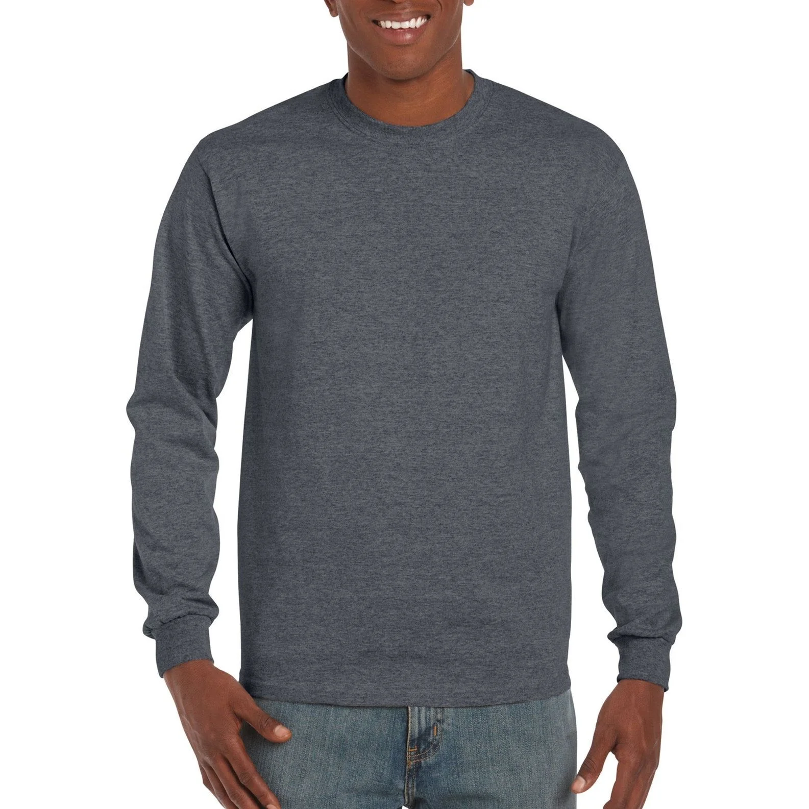 Gildan Ultra Cotton Adult Long Sleeve T-Shirt (2400) - Image 3