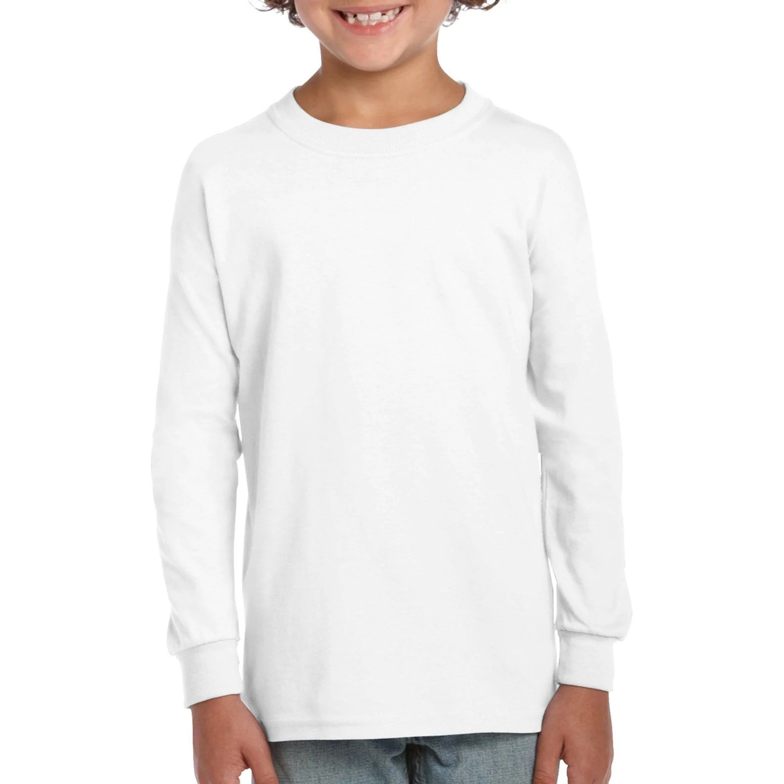Gildan Ultra Cotton Youth Long Sleeve T-Shirt (2400B) - Image 2