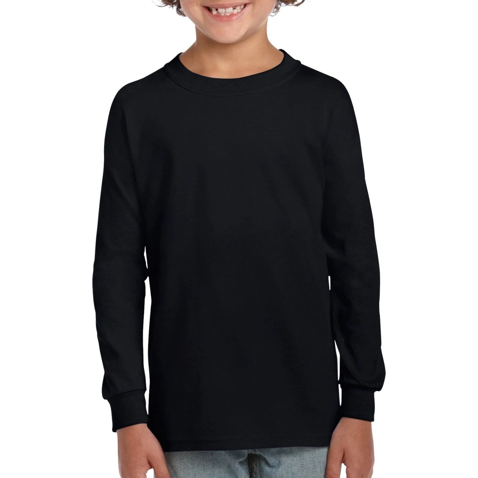 Gildan Ultra Cotton Youth Long Sleeve T-Shirt (2400B) - Image 3