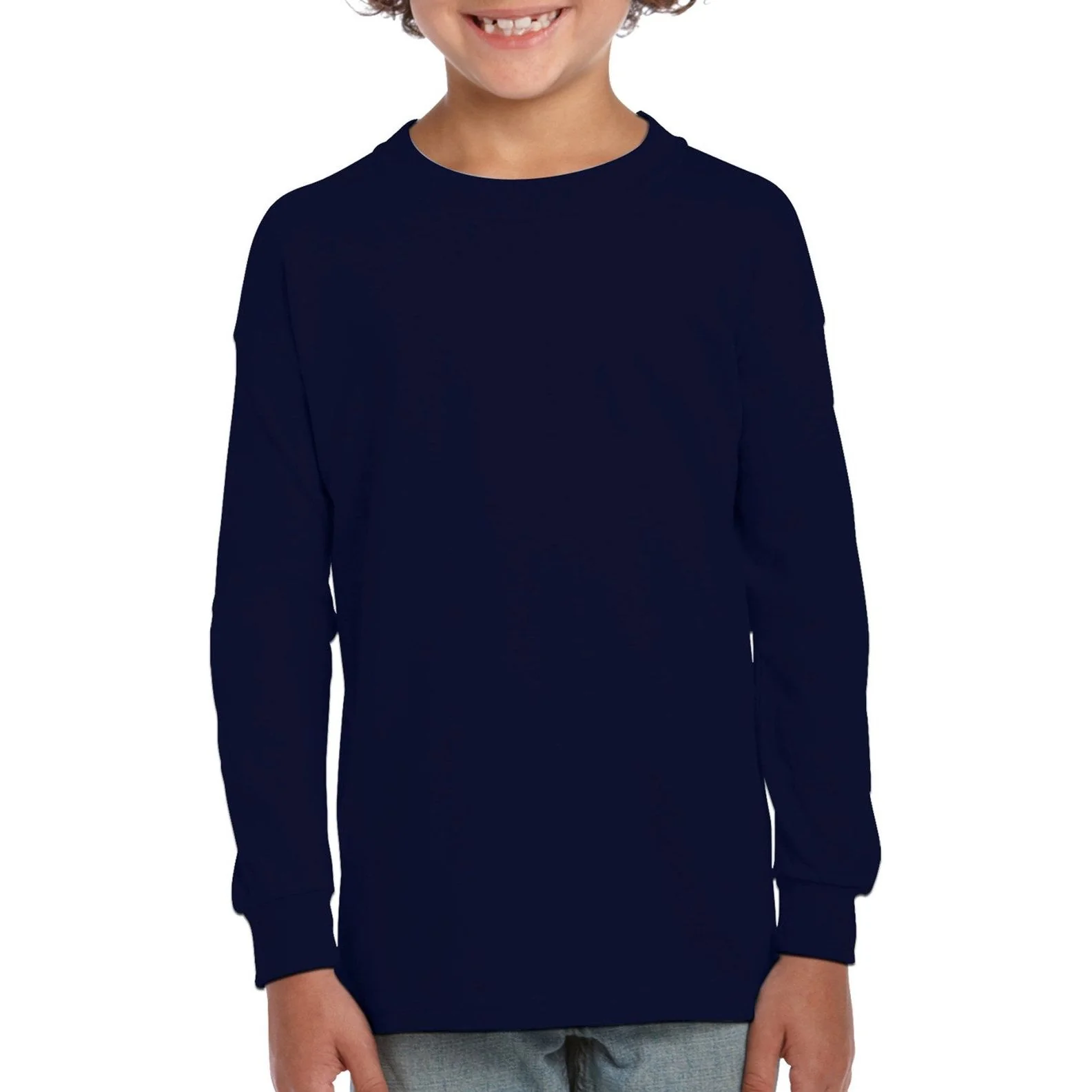 Gildan Ultra Cotton Youth Long Sleeve T-Shirt (2400B) - Image 4