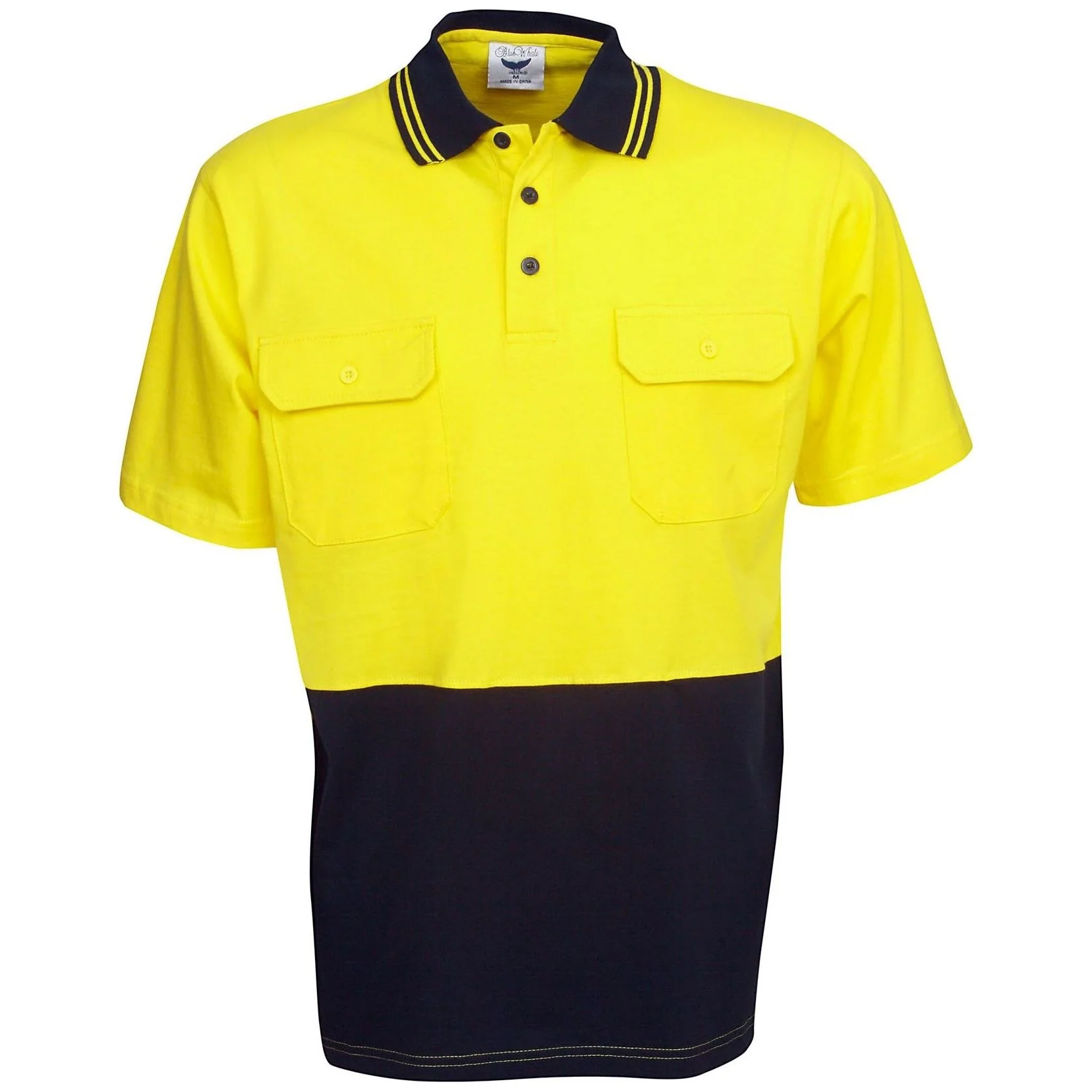 Hi Vis 100% Cotton Polo Short Sleeve (P94)