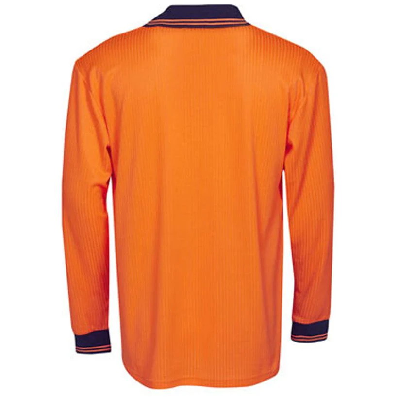 Hi Vis Drop Needle Cotton Back Polo Long Sleeve (P71) - Image 4