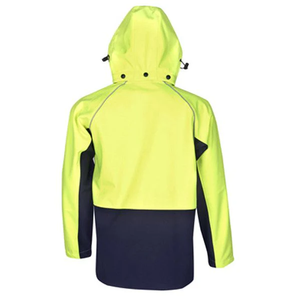 Hi Vis Hooded Soft Shell Day Jackets (J96) - Image 3