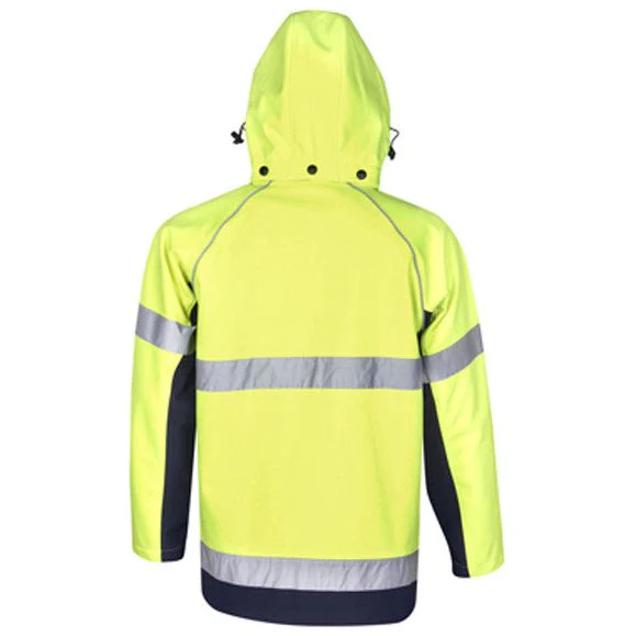 Hi Vis Hooded Soft Shell Day & Night Jackets (J97) - Image 4