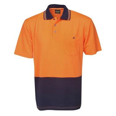Hi Vis Light Weight Micro Mesh Polo Short Sleeve (P62) - Image 2