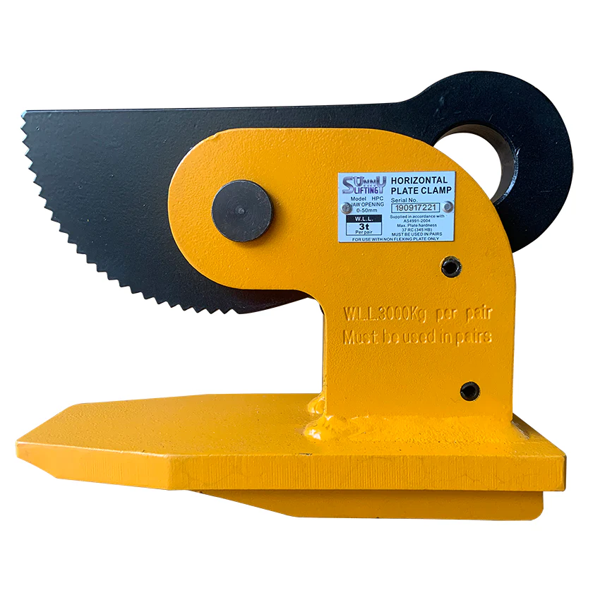 Horizontal Plate Clamp 3T / Pair 0-50mm (MHHPC30)