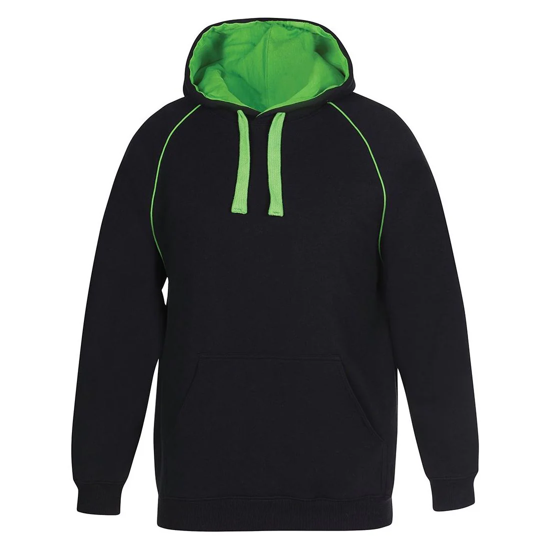 JB's Adults Contrast Fleecy Hoodie (3CFH) - Image 6