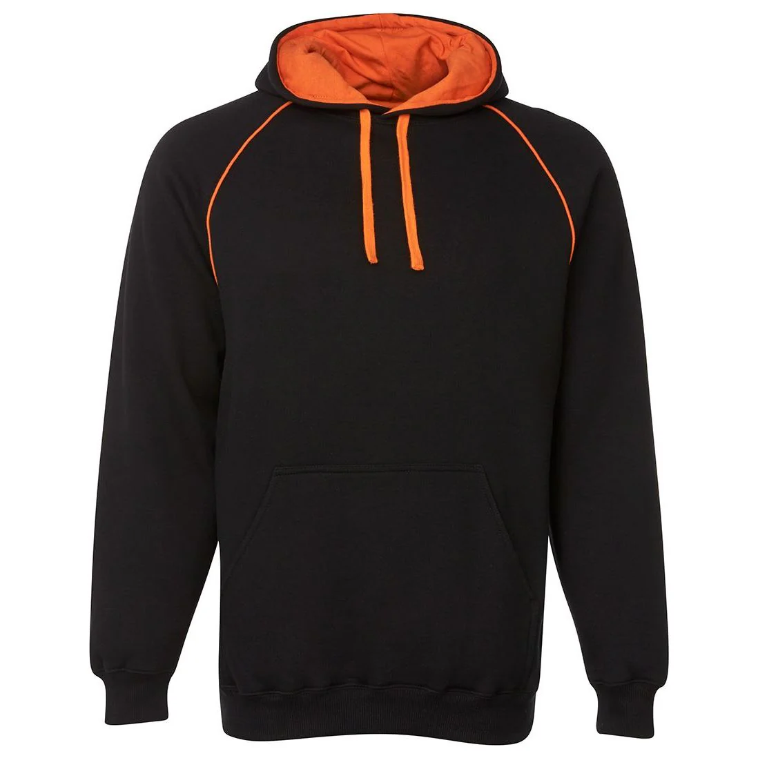 JB's Adults Contrast Fleecy Hoodie (3CFH) - Image 7