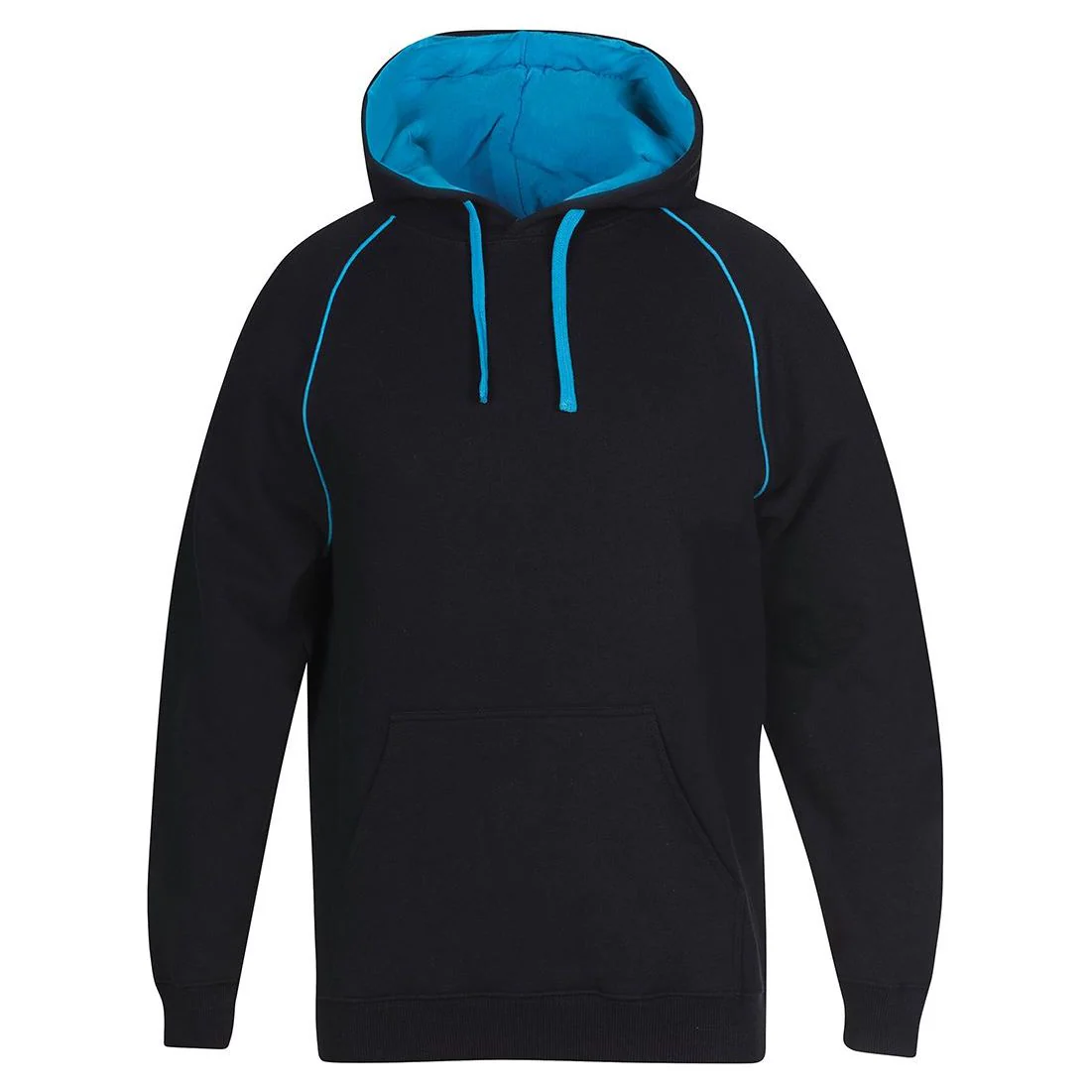 JB's Adults Contrast Fleecy Hoodie (3CFH) - Image 8