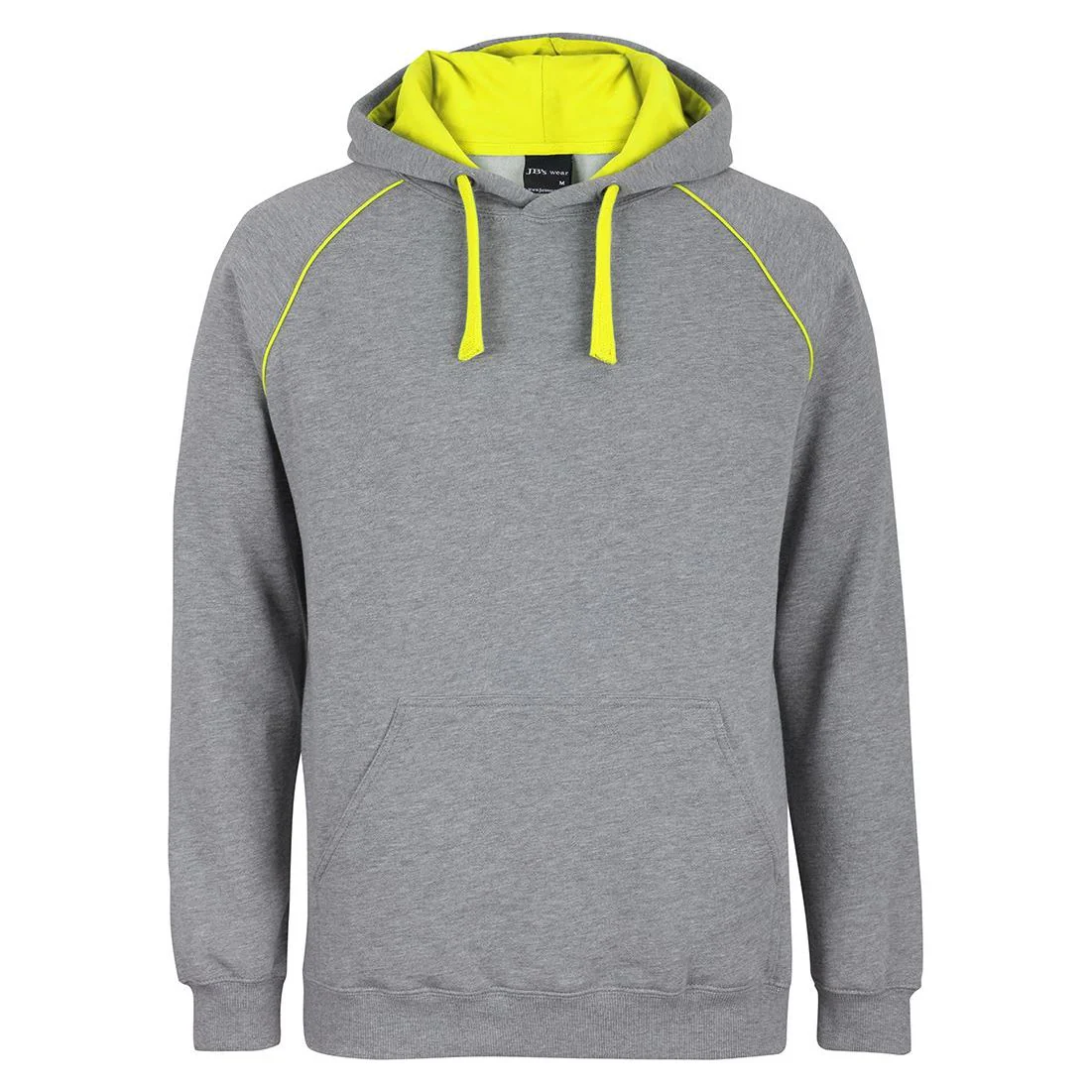 JB's Adults Contrast Fleecy Hoodie (3CFH) - Image 9