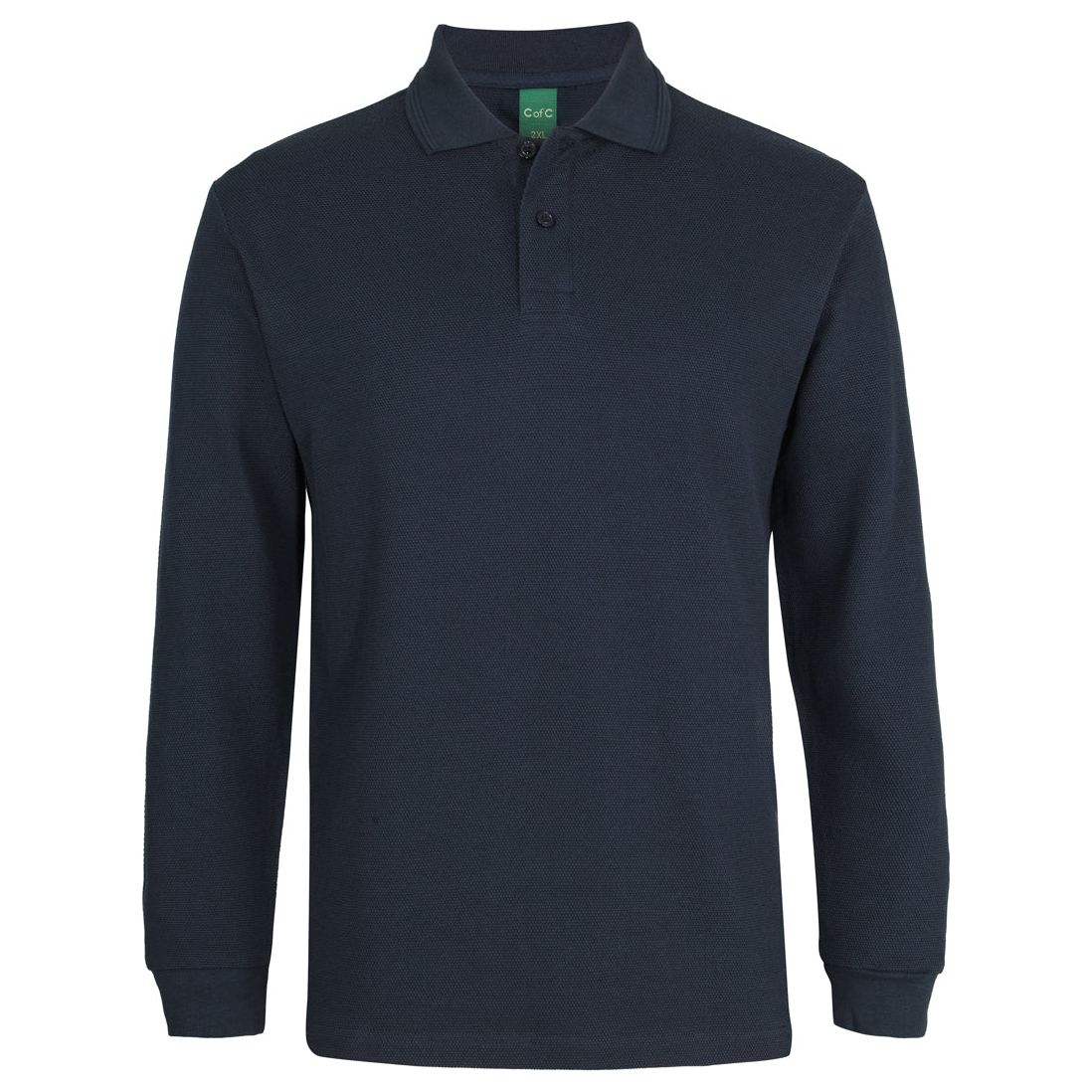 JB's C of C 320g L/S Popcorn Cotton Polo (2PCL) - Image 5