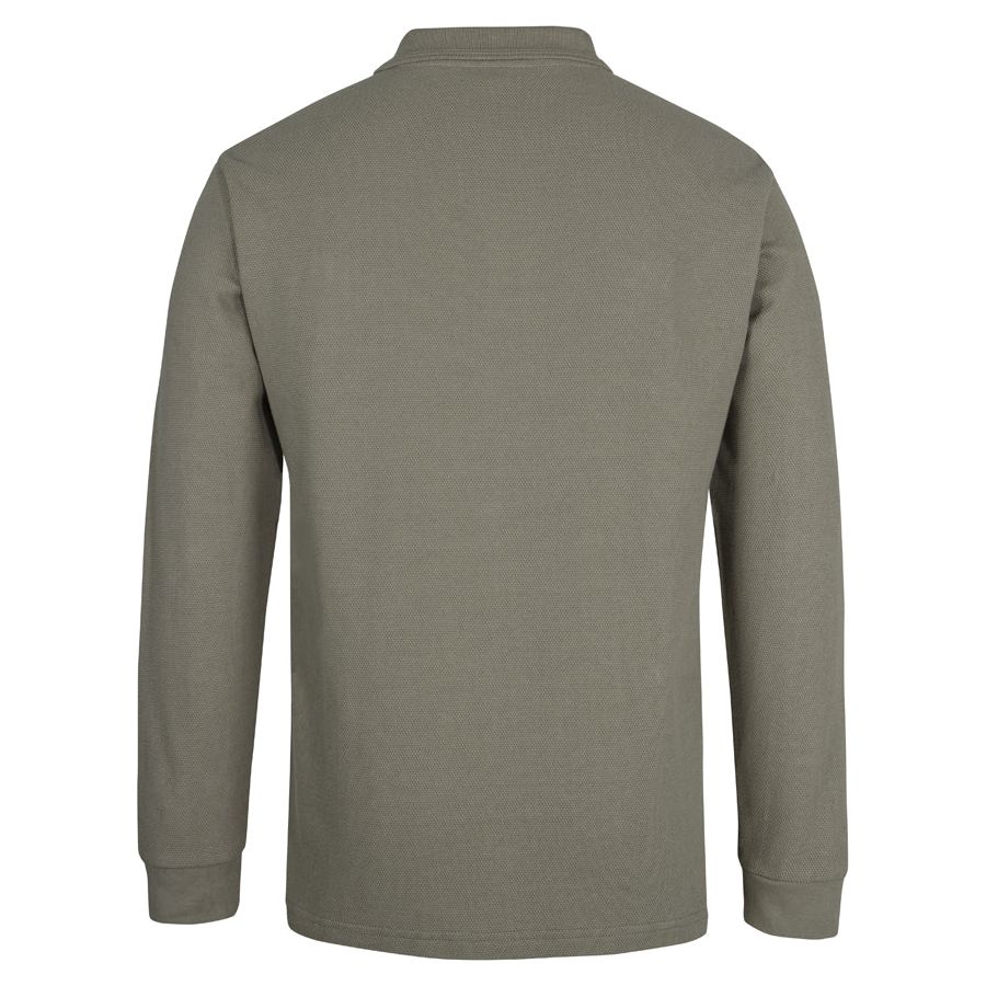 JB's C of C 320g L/S Popcorn Cotton Polo (2PCL) - Image 9